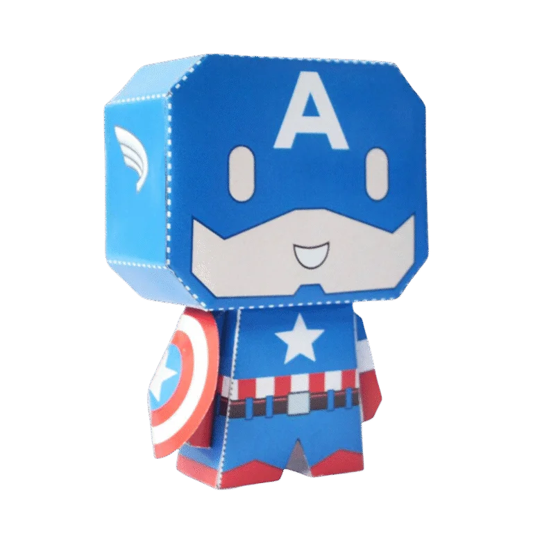 A 3D paper toy.