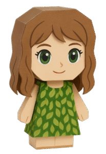 Juguete de papel de Eva