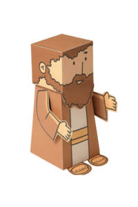 Juguete de papel de José