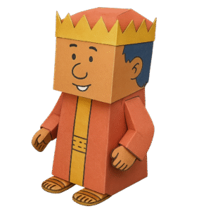 Juguete de papel de Baltazar